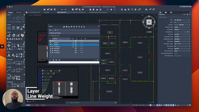 AutoCAD Layers - Lecture 2 _ Autocad 2023 Mac - From Zero To Hero - Part 22