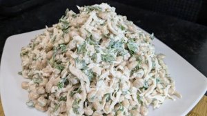 БЕСПОДОБНЫЙ салат! Ешь и не можешь остановиться! Всего три простых продукта в составе!