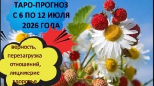ТАРО ПРОГНОЗ НА НЕДЕЛЮ С 6 ПО 12 ИЮЛЯ 2026 ГОДА ДЛЯ ВСЕХ ЗНАКОВ ЗОДИАКА
