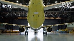 Перекатка первого самолета МС-21-300 с крылом из российских композиционных материалов