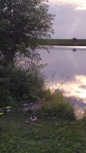 Кто рано встаёт , у того рыба клюёт.