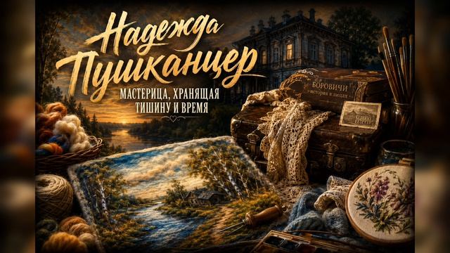 Мастерица, хранящая тишину и время.