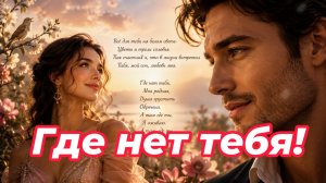 Где нет тебя! Красивая песня ИИ про любимого человека