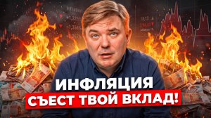 Эти деньги «сожжет» инфляция! Как 70 трлн рублей на вкладах взорвут Индекс Мосбиржи