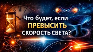 Что будет, если превысить скорость света? Предел c, путешествия во времени и запрет причинности