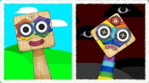 ОС СПРУНКИ: ДВАДЦАТЬ СЕМЬ (ИЗ NumberBlocks) — РИСУНОК