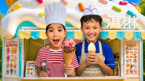 Аликош пен Көзайым МОРОЖЕНОЕ жасайтын бизнес ашты🥳🍨🍦
