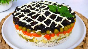 Салат «Прага»! Давно забытый, но очень вкусный рецепт! Все обалдели, когда попробовали