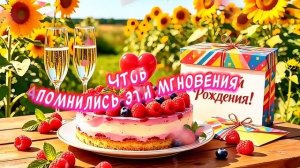 С Днем Рождения в Июле! 🌸 Самая Душевная Песня-Поздравление