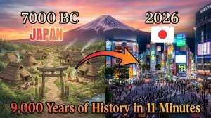 Эволюция Японии. 9000 лет истории за 11 минут