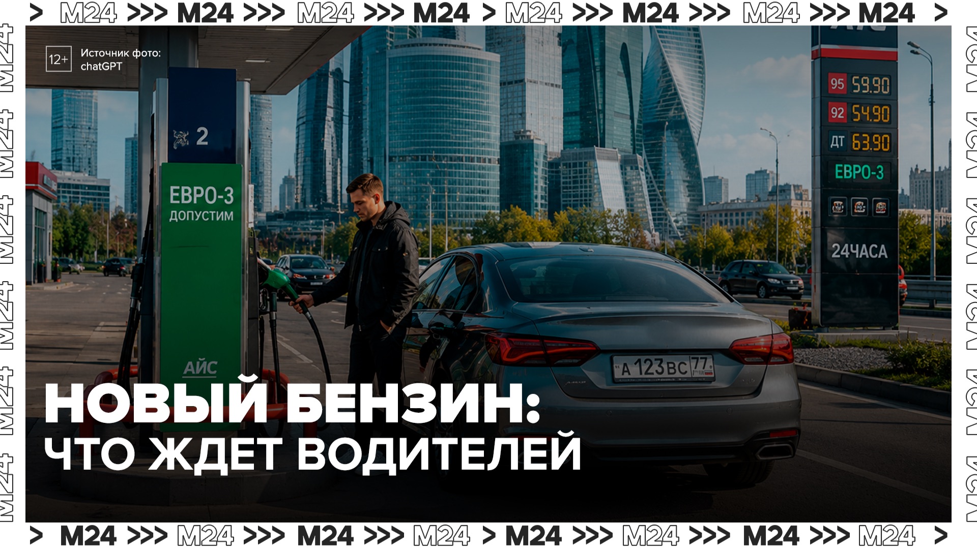 Топливо стандарта "Евро-3" появится на российских АЗС - Москва 24 смотреть онлайн