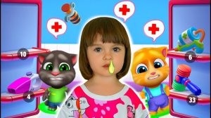 Полная История для детей как Арина попала в игру Мой Говорящий Том и друзья