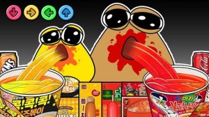 😵💫ПОУ vs 🤯ГОЛОВОЛОМКА 2 в Мини Маркете МУКБАНГ!!!