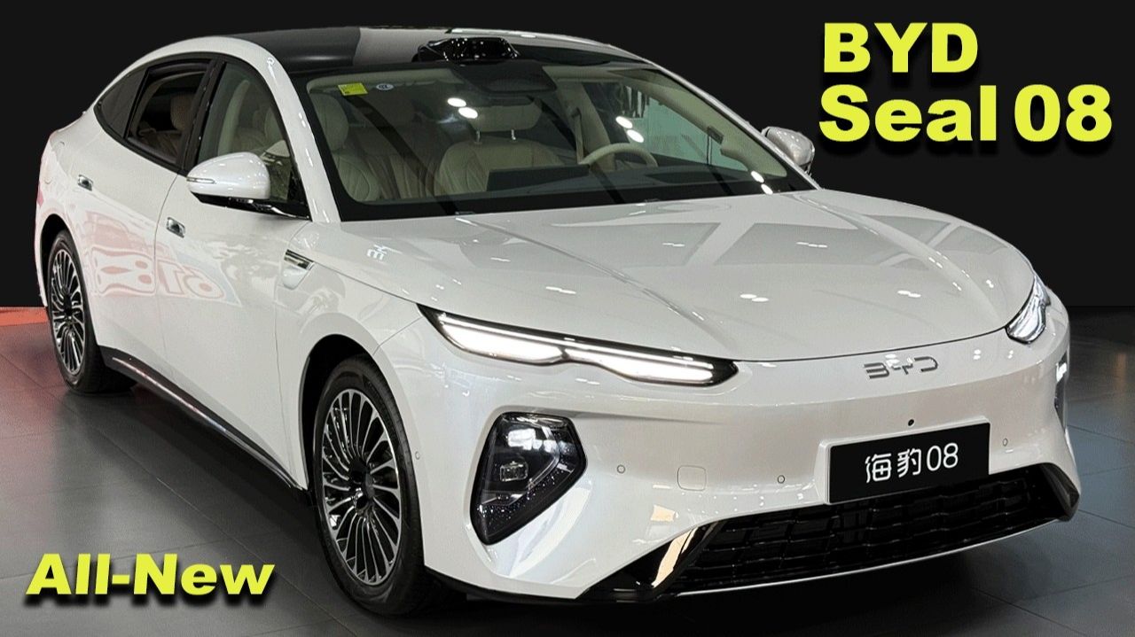 Совершенно новый BYD Seal 08 — роскошный электроседан с запасом хода 900 км | Полный обзор смотреть онлайн