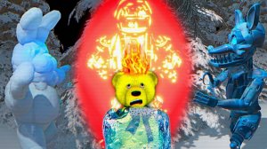 FNAF ОТМОРОЖЕННЫЙ СНЕГОВИК БОННИ и КРИСТАЛЬНЫЙ ФОКСИ + СЛОМАЛ СЕКРЕТНЫЙ ФИНАЛ ФНАФ !!!
