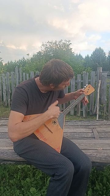 С балалайкой по селу