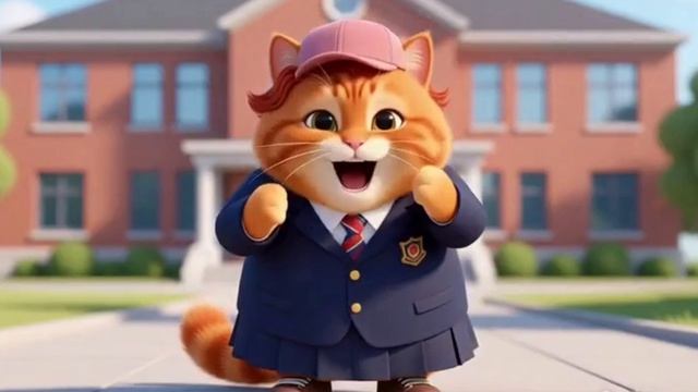 ТАНЦЫ для детей| танцы для малышей. Котик Толстопуз прилежный ученик🐱 смотреть онлайн