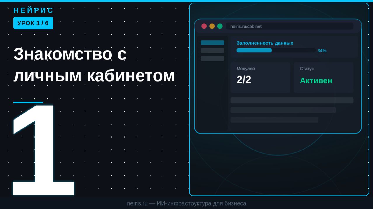 Нейрис. Обучающий видеокурс.