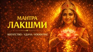 МАНТРА ЛАКШМИ ДЛЯ БОГАТСТВА И ПРОЦВЕТАНИЯ | 108 раз | Maha Lakshmiy #youtube #mantra
