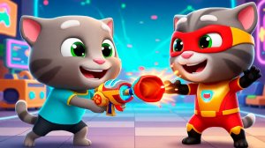 Игры Говорящего Тома.Быстрые против Метких.Гонка Тома и Анджелы