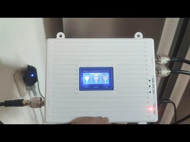 Усилитель сигнала сотовой связи и интернета 900/1800/2100 MHz (для 2G, 3G, 4G) 70 dBi, кабель 15 м смотреть онлайн