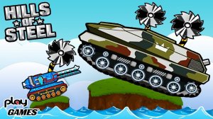 МАМОНТ в ОПАСНОСТИ! Битва ПРОТИВ боссов БЕЗУМНАЯ игра HILLS of STEEL на канале Play Games