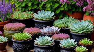 Экскурсия по суккулентным полкам😍🤩! Балконный рай💥🌺