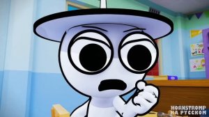 АКВА НЕПОКОРНАЯ СКУЛЬПТУРА! Incredibox Sprunki анимации на русском_8