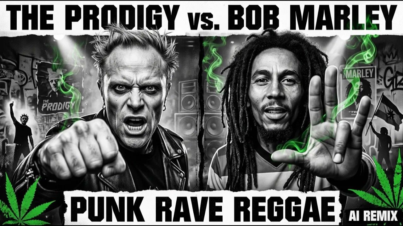 Ganja Diesel - Prodigy Reggae Fusion Inspired Big Beat Dub AI Remix смотреть онлайн