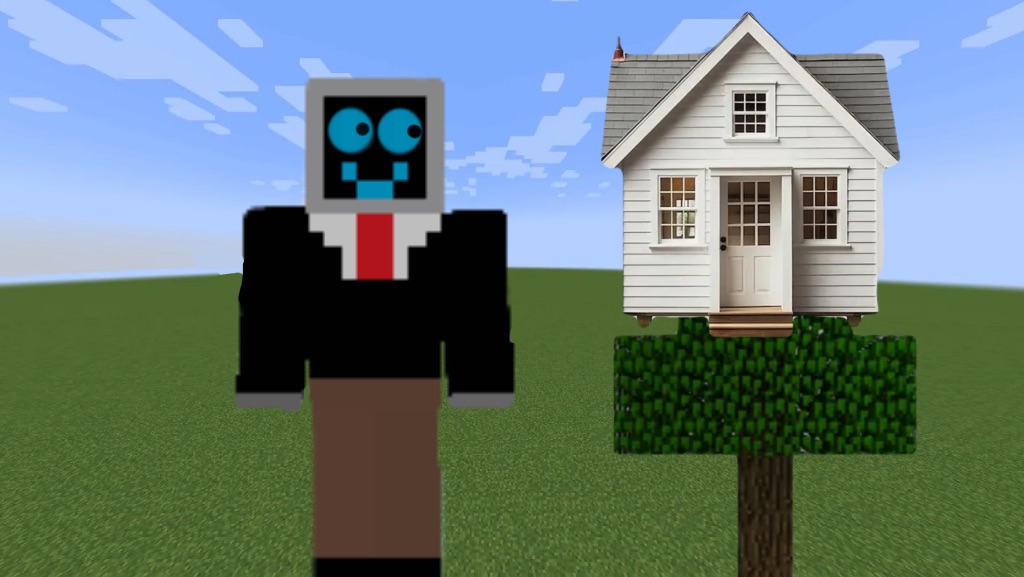 Обустраиваю дом на дереве в Minecraft