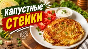 Капустные стейки! Очень вкусно и просто!