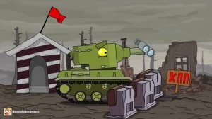 Log mortar — cartoons about tanks