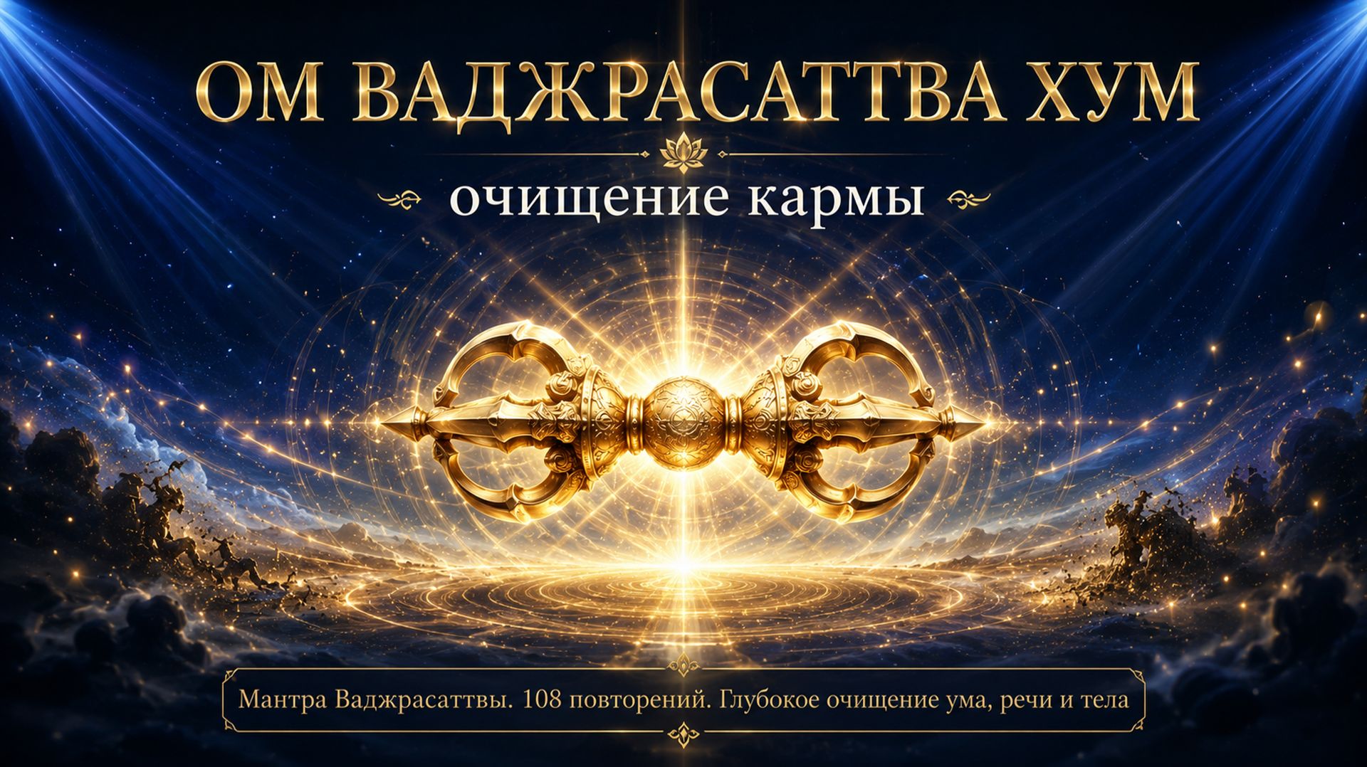 Мантра для очищения кармы: 108 повторений Ваджрасаттвы — ведическая техника очищения ума 🙏💎