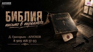 Библия — Письмо в переплёте | Песня о надежде и вере | Христианская музыкальная баллада - AIVOXER