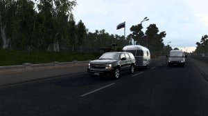 ETS 2 1.60 [RP]. Еду отдыхать на море из Минска в Анапу на Chevrolet Tahoe 2007. Ч-1