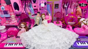 Играем в игрушки из мультика принцесса кукла Барби. Мультфильм для детей. ASMR АСМР