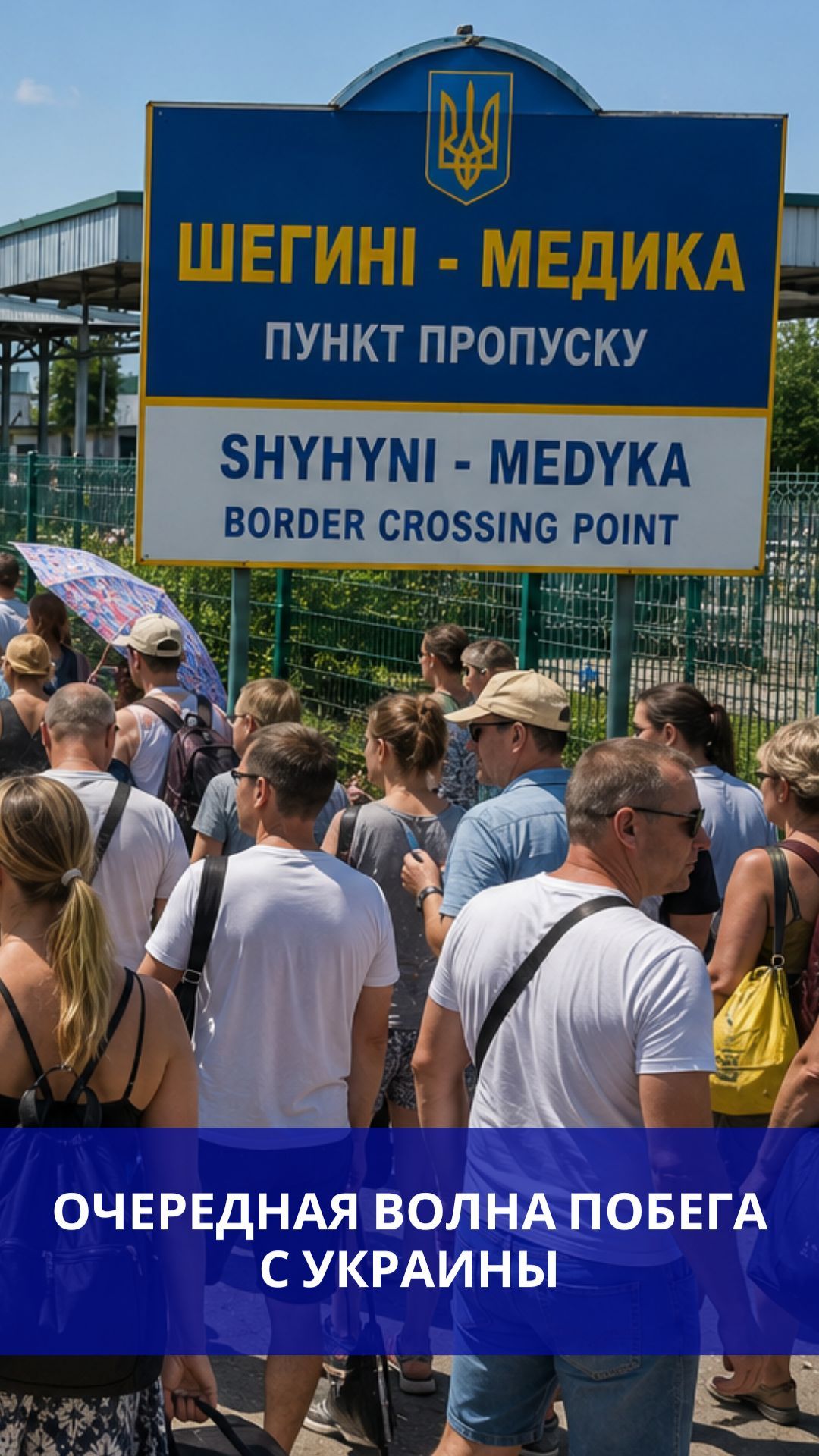 Украину снова покидают: очередь из людей исчисляется тысячами