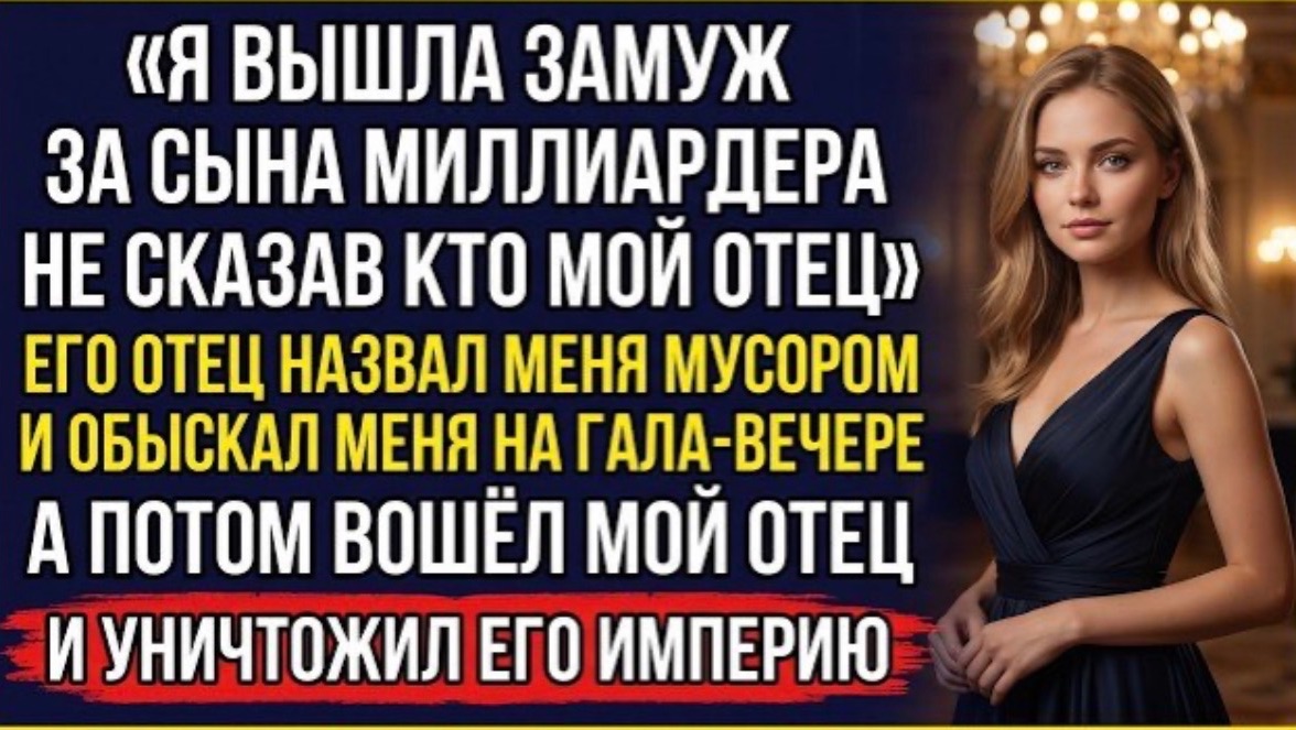Свёкор миллиардер назвал меня мусором Потом вошёл мой отец — и его лицо побледнело! смотреть онлайн