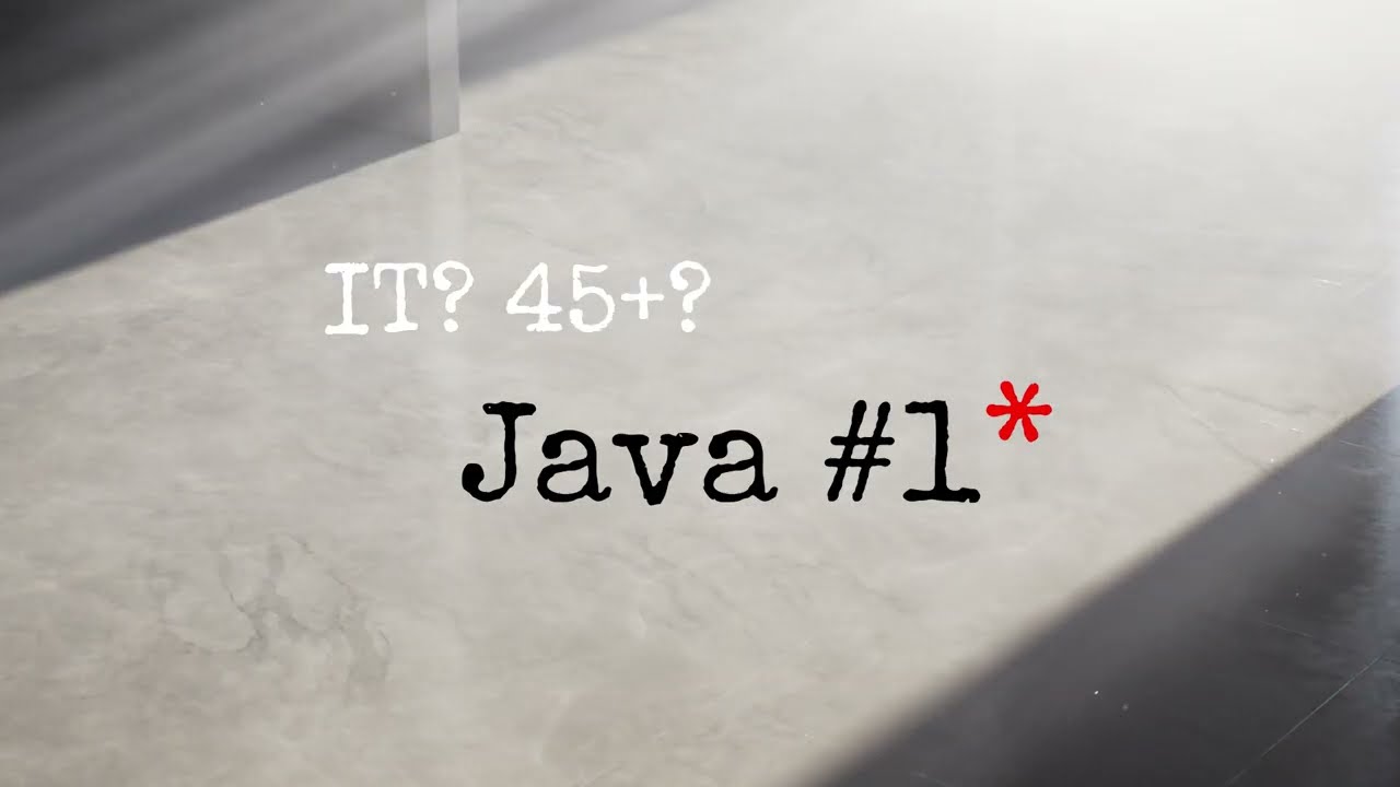 IT? 45+? Java #1* Ввод-вывод смотреть онлайн