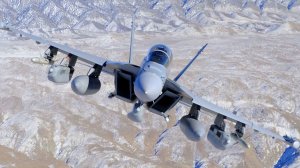 Самолет Радио Электронной Борьбы EA-18G - Growler. Военная авиация США.