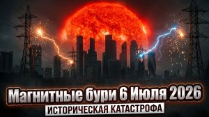 Повторение катастрофы: Магнитные бури 6 Июля 2026 года против великих штормов прошлого