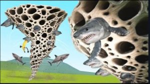 ОЖИВШЕЕ АКУЛА - ТОРНАДО - АКУЛНАДО! В ГАРИС МОДЕ ОЧЕНЬ СТРАШНО ТРИПОФОБИЯ МОД!