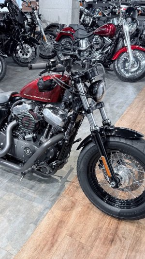 + 2015 HD Forty-Eight 1200 ABS Hard Candy Custom 11K (VIN 5HD***8491)