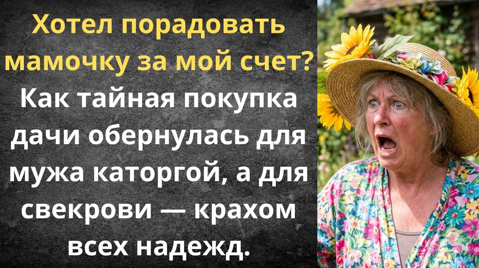 Купил дачу маме? Строй теплицу тёще! | Истории из жизни смотреть онлайн