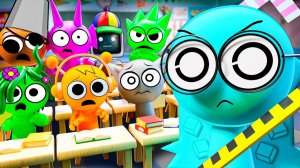 АКВА НЕПОКОРНАЯ СКУЛЬПТУРА! Incredibox Sprunki анимации на русском_2