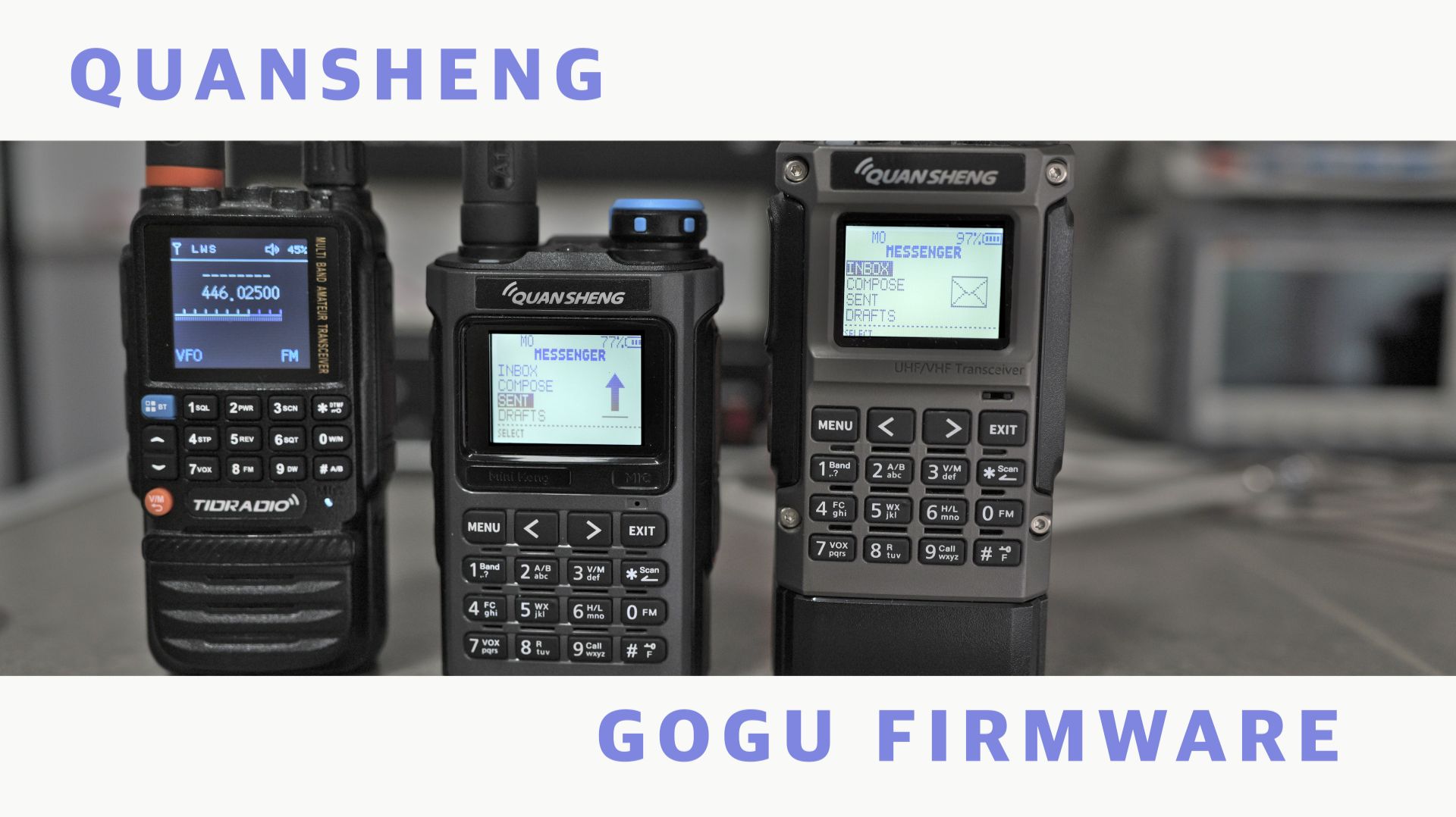 Прошивка GOGU для Quansheng UV-K1. Передача сообщений с подтверждением