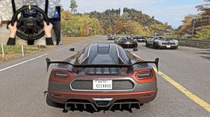 1341HP Koenigsegg Agera RS 2017 Vs Hypercars Forza horizon 6