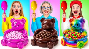 Кулинарный Челлендж# Я против Бабушки #Крутые трюки с едой от Multi DO Challenge