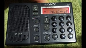 Радиоприемник Sony ICF SW1 после ремонта