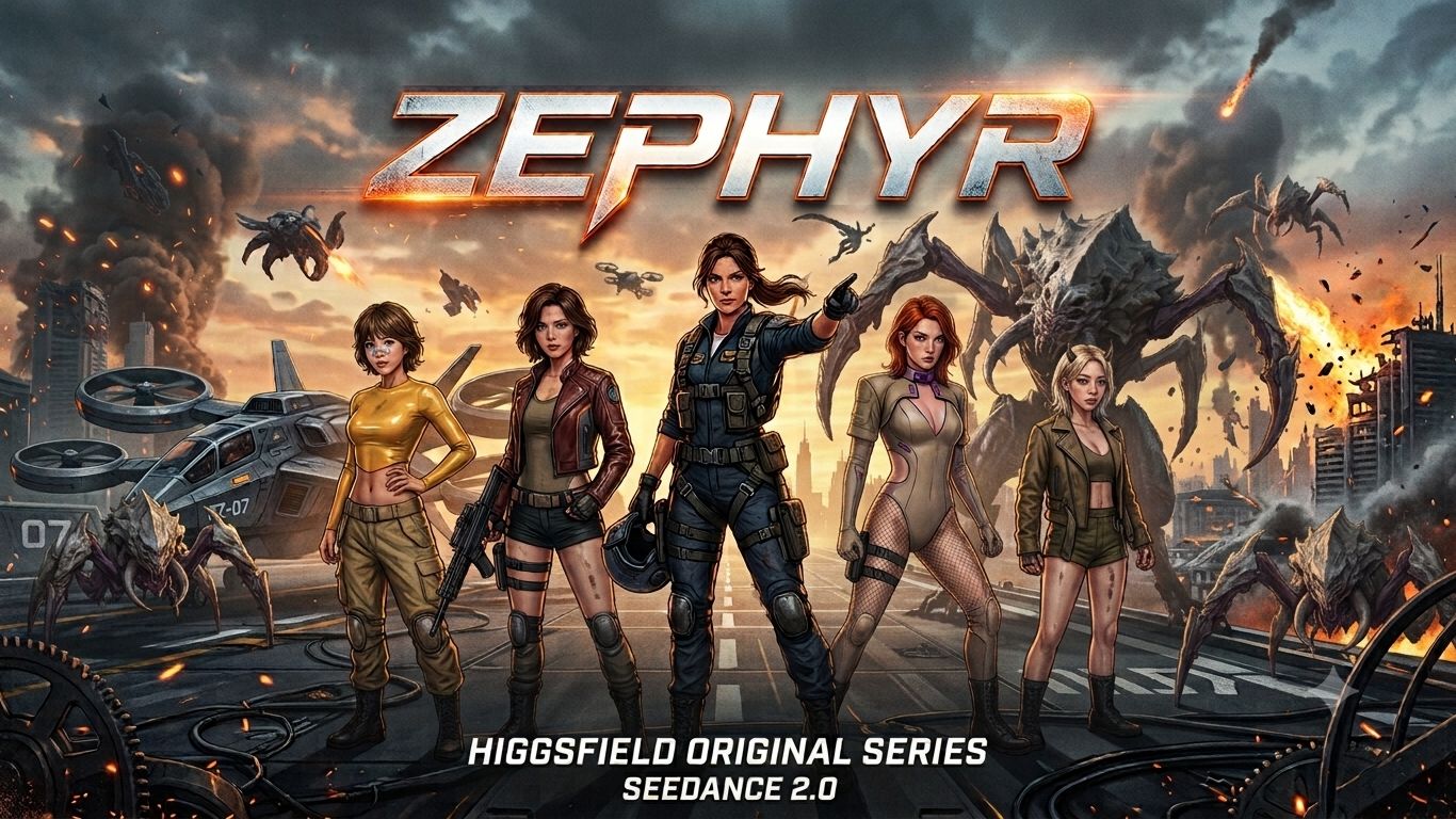 ZEPHYR: Красотки на кибер-мехах против монстров. ИИ-фильм